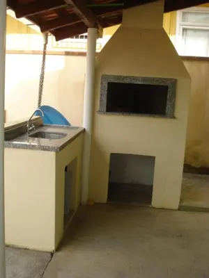 A planta de Casa térrea em Mariscal - Bombinhas - 4 a 8 pessoas