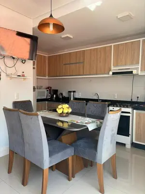 A cozinha ou kitchenette de Ap Praia De Palmas