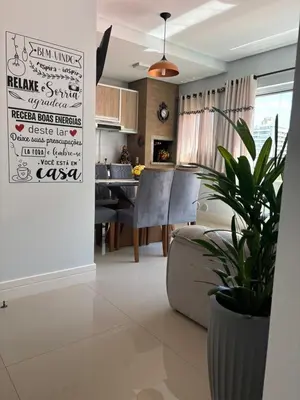 A cozinha ou kitchenette de Ap Praia De Palmas