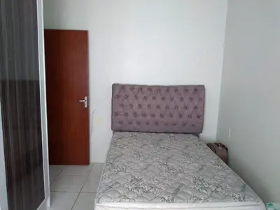 Uma cama ou camas num quarto em Casa de férias