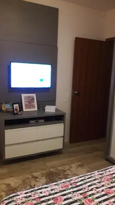 Uma televisão e/ou sistema de entretenimento em Casa de férias
