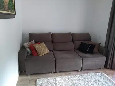 Uma área de estar em Casa de férias