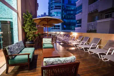 Uma varanda ou terraço em Sofistic Hotel