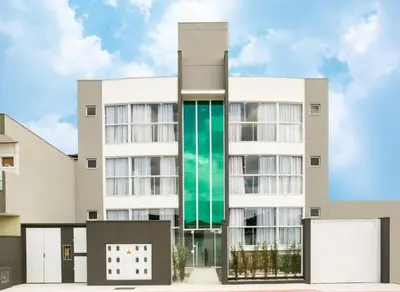 O edifício onde o apartamento está situado