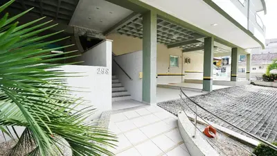 Uma varanda ou terraço em Edifício Costa Mar - Centro de Bombinhas