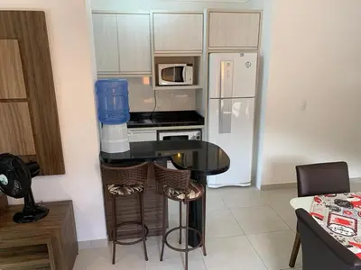 A cozinha ou kitchenette de Res. Estoril