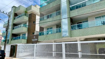 O edifício onde o apartamento está situado