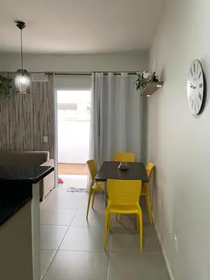 Uma área de estar em Praia de Palmas Ville