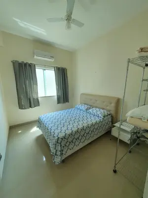 Uma cama ou camas num quarto em Cobertura Jacuzzi Vista Mar