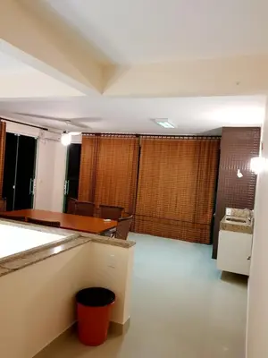 A cozinha ou kitchenette de Cobertura Jacuzzi Vista Mar