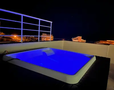A piscina em ou perto de Cobertura Jacuzzi Vista Mar