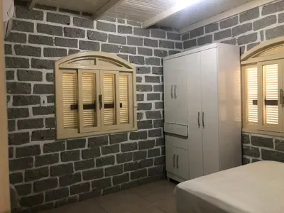 A planta de Casa 3 quartos Bombinhas lado Mar ou AP de 2 quartos