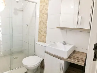 A planta de Casa 3 quartos Bombinhas lado Mar ou AP de 2 quartos