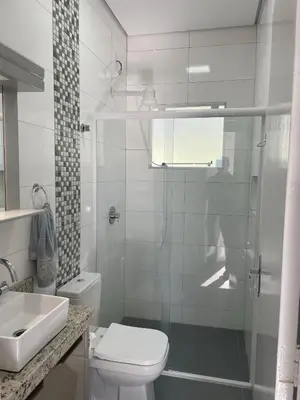 A planta de Casa 3 quartos Bombinhas lado Mar ou AP de 2 quartos