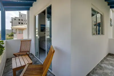 Uma varanda ou terraço em Pousada Canario Azul
