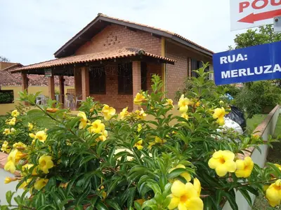 O edifício onde a casa de férias está situado