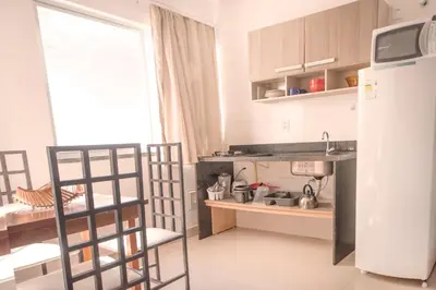 A cozinha ou kitchenette de Pousada Casa de Praia