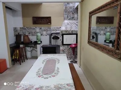 A cozinha ou kitchenette de Casa de Família