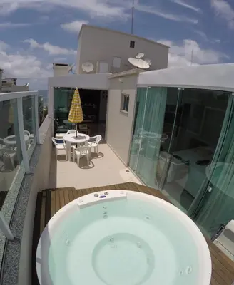 A planta de Apartamento Cobertura Duplex