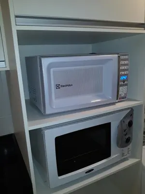 A cozinha ou kitchenette de Apt Interiro Praia de Itapema