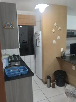 A cozinha ou kitchenette de Apartamento em Meia Praia, Itapema, SC.