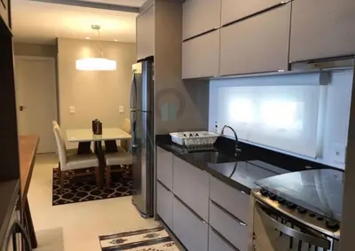 A cozinha ou kitchenette de ANSNEGOCIOS APTO CHARMOSO PRAIA MARISCAL 101 Italy