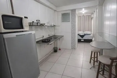 A cozinha ou kitchenette de Casa Olinda Estúdios e Suítes com Piscina e Churrasqueira qq