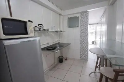 A cozinha ou kitchenette de Casa Olinda Estúdios e Suítes com Piscina e Churrasqueira qq