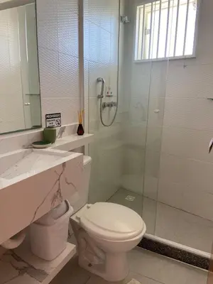 Uma casa de banho em Sobrado frente ao Mar 4 pessoas