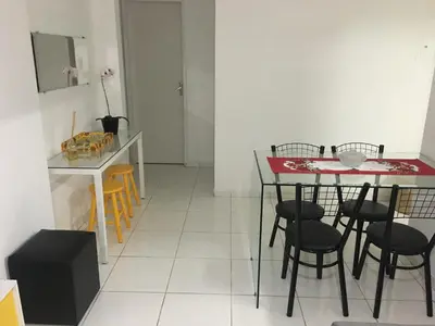 A cozinha ou kitchenette de Balneário Camboriú lindo apto proximo Mar