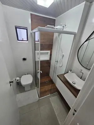 A planta de Apartamento em Meia Praia