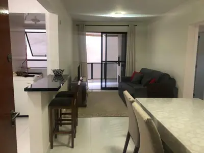 Uma área de estar em Apartamento na praia, quadra do mar, Rua novo píer