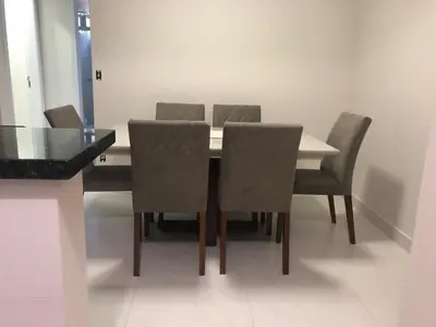 A planta de Apartamento na praia, quadra do mar, Rua novo píer