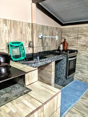 A cozinha ou kitchenette de Aluguel casa Bombinhas