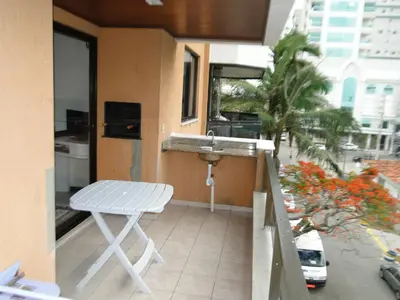 Uma varanda ou terraço em Vista para o Mar a 180 m da Praia