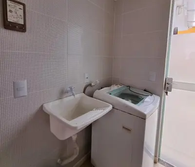 Uma casa de banho em Apartamentos próximo à praia