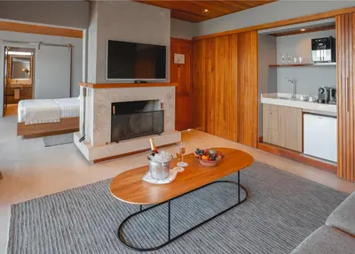 A cozinha ou kitchenette de Awasi Santa Catarina