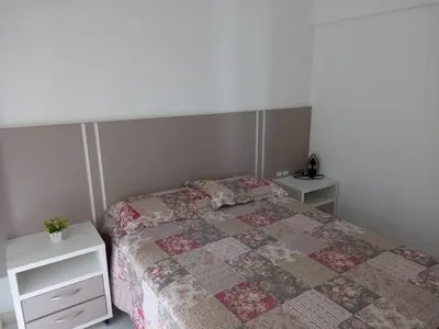 Uma cama ou camas num quarto em Edificio Raio de Luz