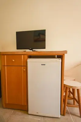 A cozinha ou kitchenette de Pousada Lugar ao Sol