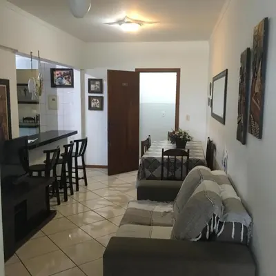 A planta de Apartamento a Beira Mar