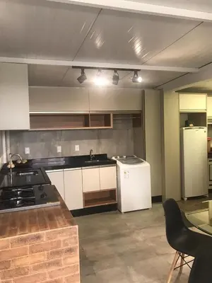A cozinha ou kitchenette de Aparto 2 Quartos Av Brasil Balneario Camboriu