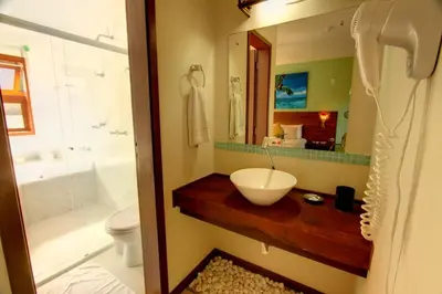 Uma casa de banho em Pousada Vila Boa Vida
