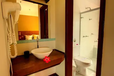 Uma casa de banho em Pousada Vila Boa Vida