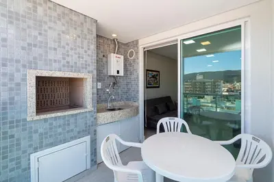 A planta de Aluguel Apartamento 2 quartos s/ 1 suíte 80m Mar Bombas/SC