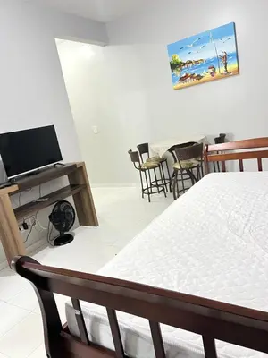 Uma televisão e/ou sistema de entretenimento em Residencial Melfi 3 - Apto 01 - Frente avenida