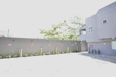 A planta de Residencial Melfi 3 - Apto 01 - Frente avenida
