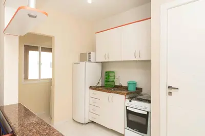 A cozinha ou kitchenette de Residencial Melfi 3 - Apto 02 - Frente avenida