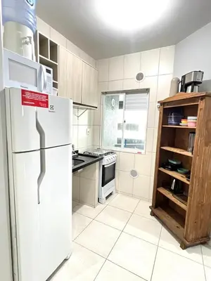 A cozinha ou kitchenette de Residencial Melfi 3 - Apto 07 - Lateral