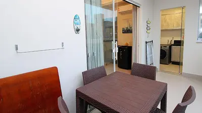 A cozinha ou kitchenette de 1073 - Apartamento para locação no centro de Bombinhas