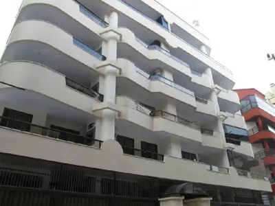 O edifício onde o apartamento está situado